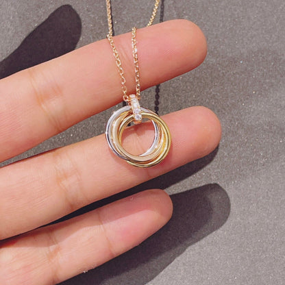 ¡®Lume Jewels¡¯TRINITY NECKLACE GOLD  DIAMONDS