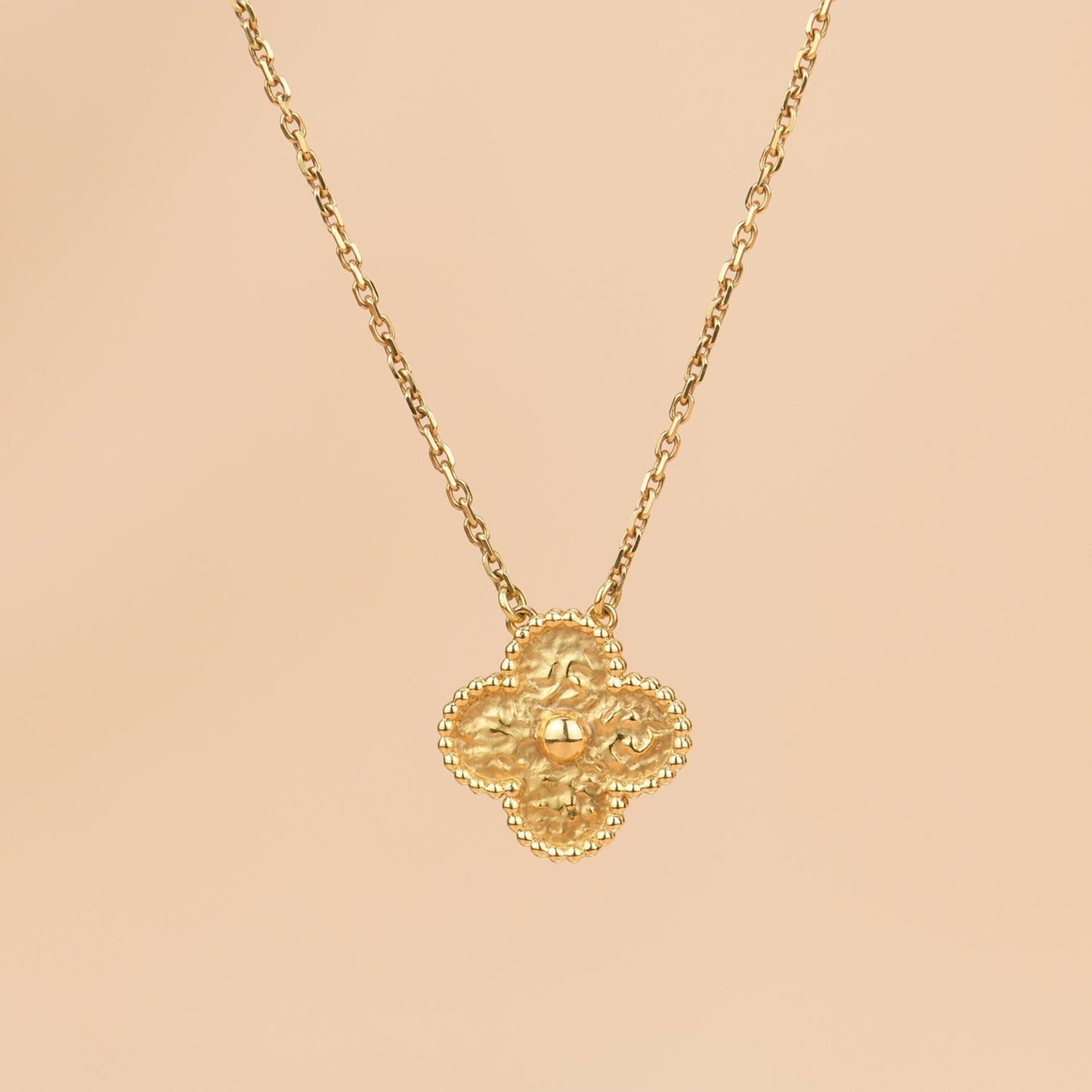 ¡®Lume Jewels¡¯CLOVER 15MM  BRONZING NECKLACE