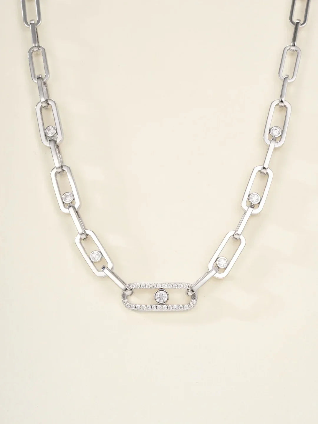 [Lume Jewels] MK NEW SLIDING DIAMOND NECKLACE