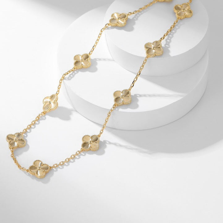 ¡®Lume Jewels¡¯CLOVER 10 MOTIFS LASER NECKLACE
