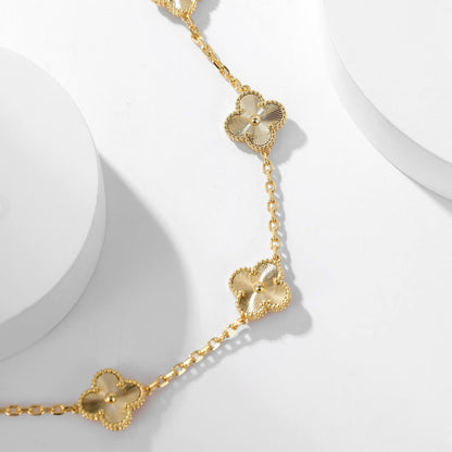 ¡®Lume Jewels¡¯CLOVER 10 MOTIFS LASER NECKLACE