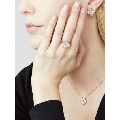 ¡®Lume Jewels¡¯CLOVER 15MM DIAMOND SINGLE FLOWER NECKLACE