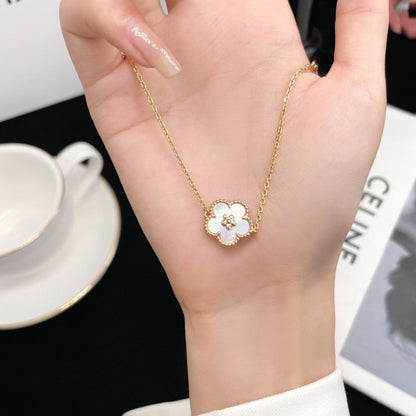 ¡®Lume Jewels¡¯LUCKY WHITE MOP PLUM BLOSSOM  BRACELET