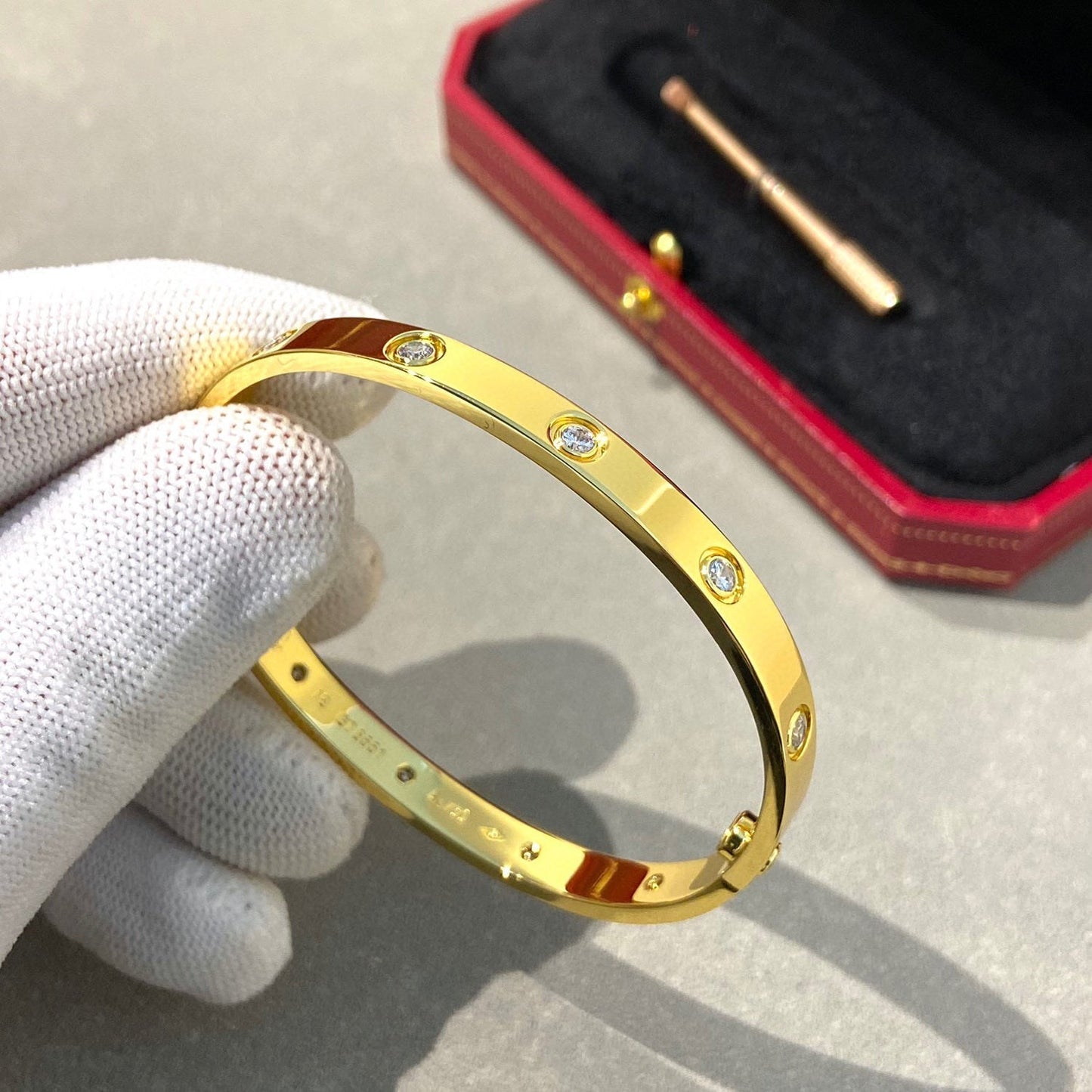 ¡®Lume Jewels¡¯LOVE BRACELET 6.1MM 10 DIAMONDS