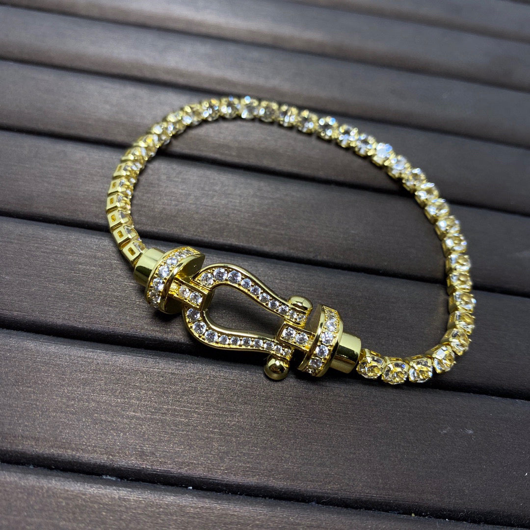 ¡®Lume Jewels¡¯FORCE  HORSESHOE  DIAMOND TENNIS BRACELET