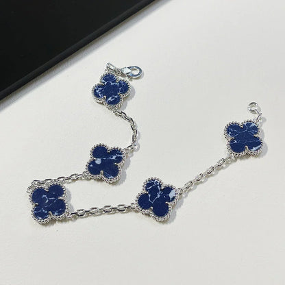 [Lume Jewels]New CLOVER 5 MOTIF PIETERSITE BRACELET COLLECTION