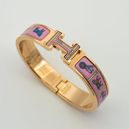 ¡®Lume Jewels¡¯H PINK GOLD BRACELET PINK CERAMIC