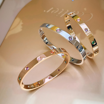 [Lume Jewels]2026 RAINBOW LOVE BRACELET 6.1MM  10 DIAMONDS