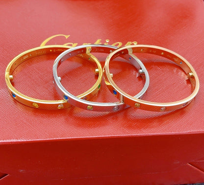 [Lume Jewels]2026 RAINBOW LOVE BRACELET 6.1MM  10 DIAMONDS