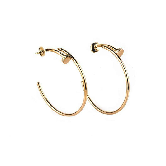 ¡®Lume Jewels¡¯JUSTE EARRINGS GOLD DIAMONDS 1.8MM