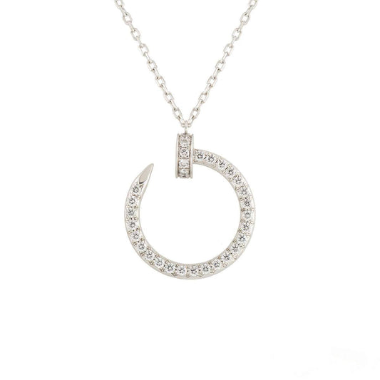 ¡®Lume Jewels¡¯JUSTE NECKLACE SILVER DIAMONDS