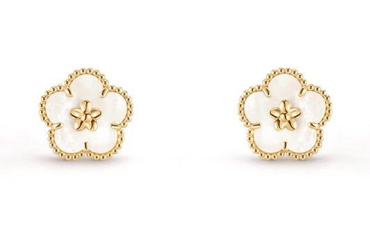 [Lume Jewels]LUCKY WHITE MOP EARRINGS