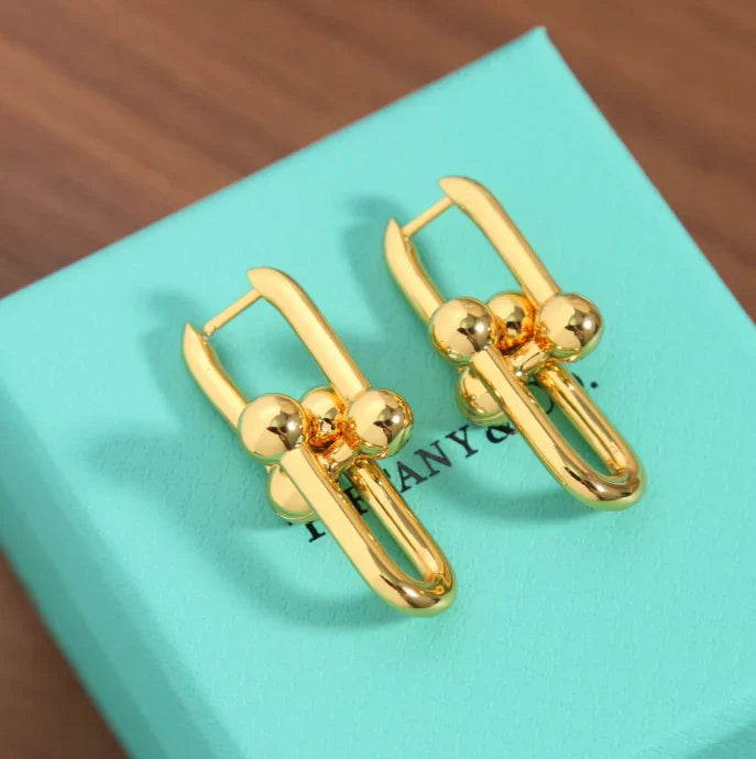 [Lume Jewels]TF HORSESHOE BUCKLE EARRINGS