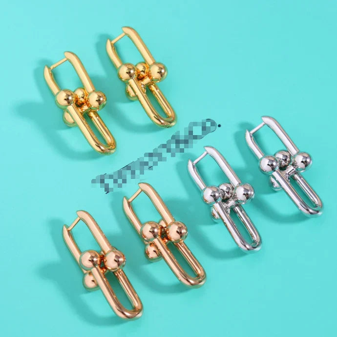 [Lume Jewels]TF HORSESHOE BUCKLE EARRINGS