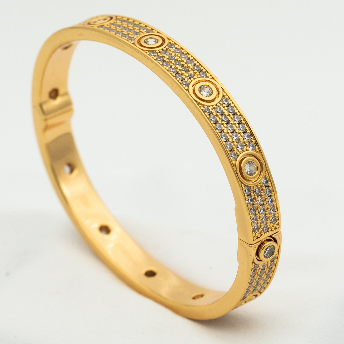 ¡®Lume Jewels¡¯LOVE BRACELET 6.1MM DIAMOND-PAVED 10 BIG DIAMONDS
