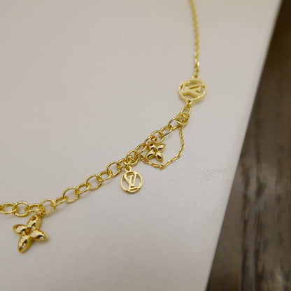 ¡®Lume Jewels¡¯BLOOMING SUPPLE NECKLACE BRASS