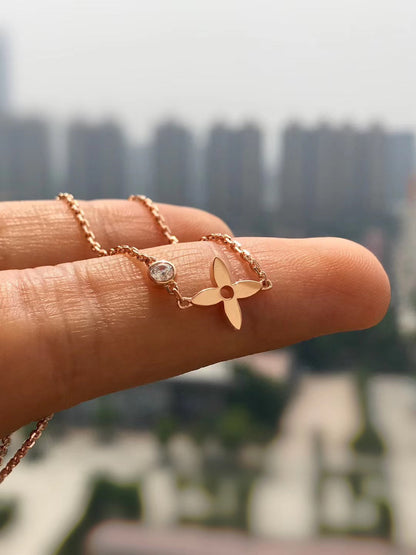 ¡®Lume Jewels¡¯BLOSSOM PENDANT PINK GOLD AND DIAMOND