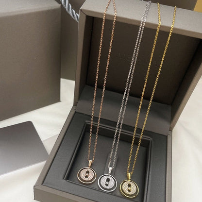 [Lume Jewels]LUCKY MOVER PM PAVED NECKLACE