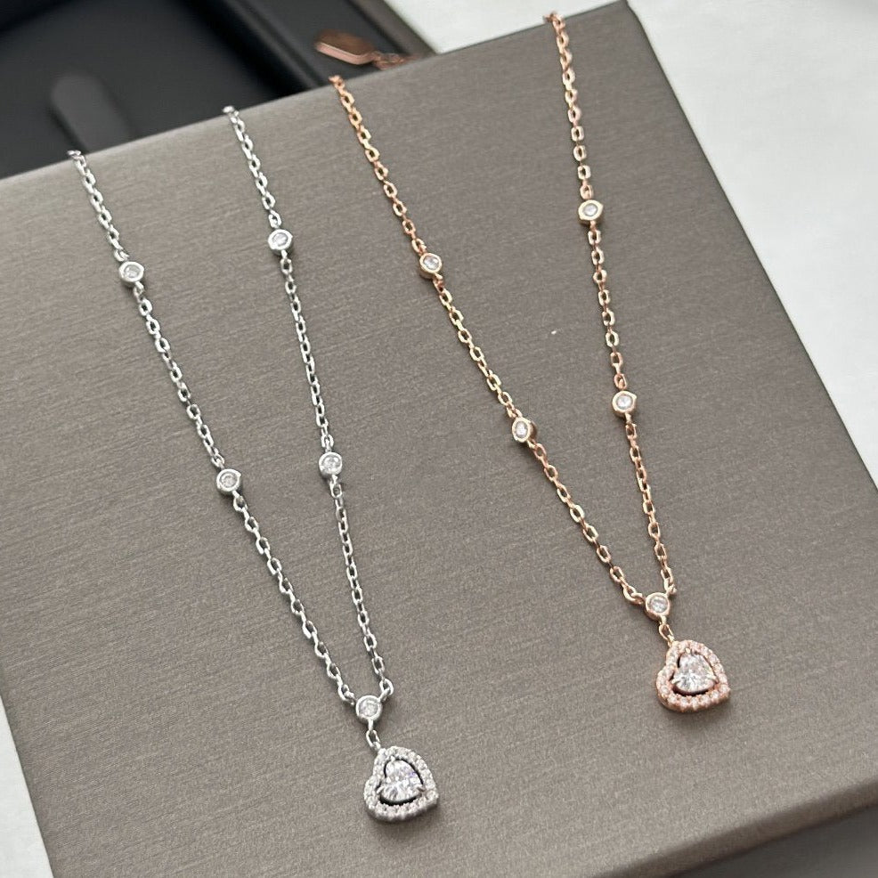 [Lume Jewels]JOY HEART DIAMOND NECKLACE