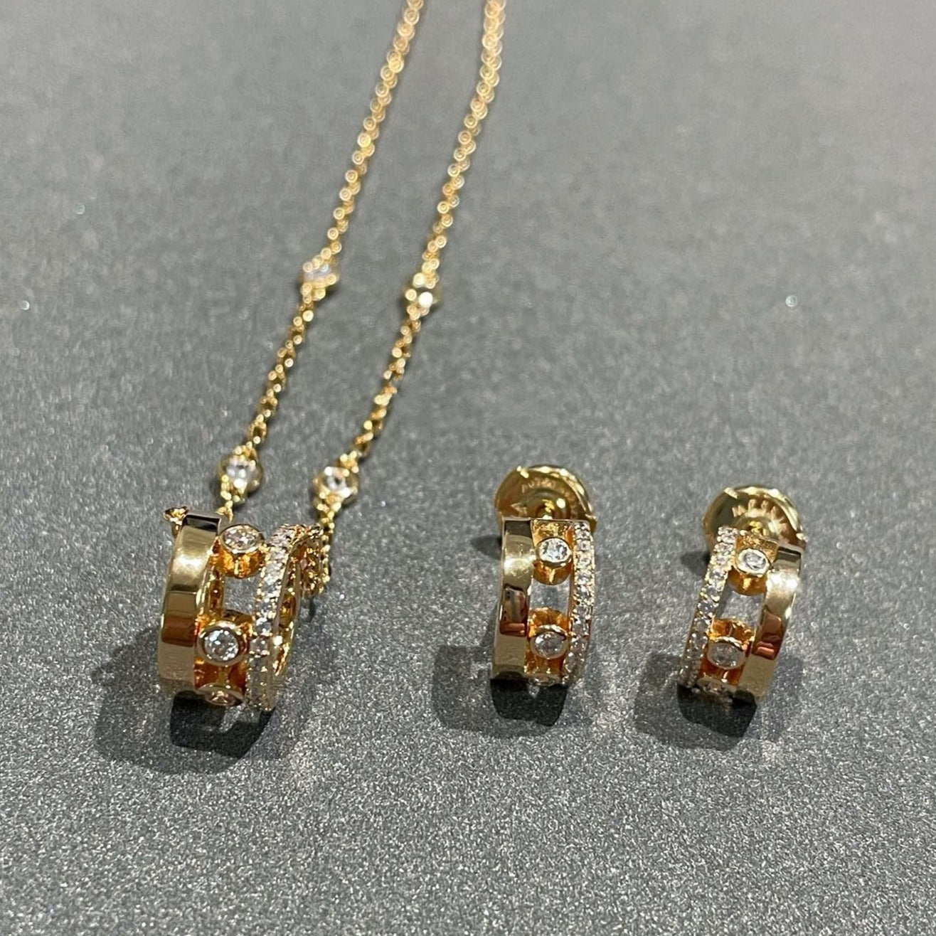 [Lume Jewels]CHAIN MOVE ROMANE PEDAND NECKLACE