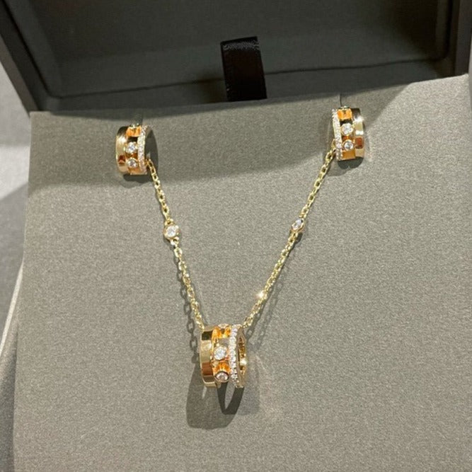 [Lume Jewels]CHAIN MOVE ROMANE PEDAND NECKLACE