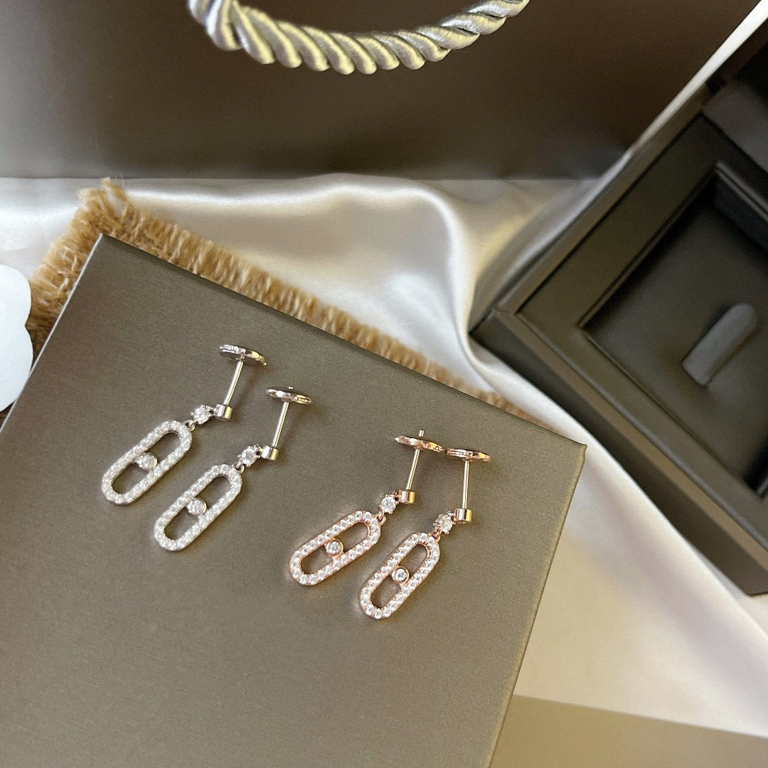 [Lume Jewels]DORMEUSES MOVE UNO DIAMOND EARRINGS