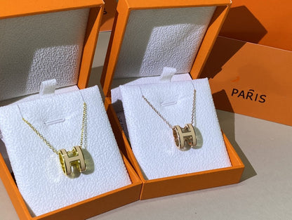 ¡®Lume Jewels¡¯HM CLIC YELLOW ENAMEL GOLD NECKLACE