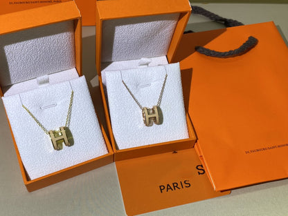 ¡®Lume Jewels¡¯HM CLIC YELLOW ENAMEL GOLD NECKLACE