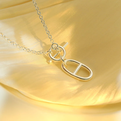 ¡®Lume Jewels¡¯HM CHAINE D'ANCRE PENDANT NECKLACE STERLING SILVER