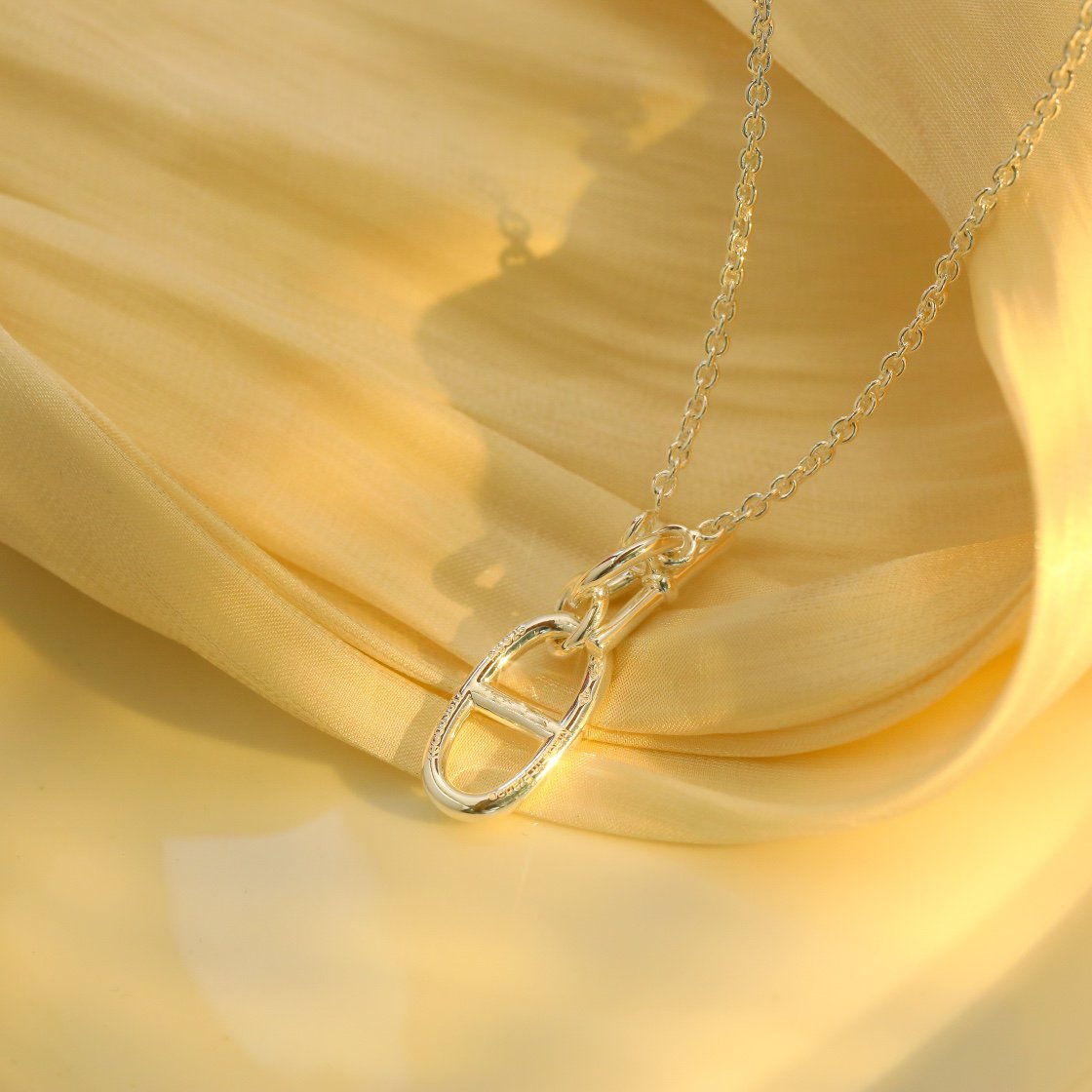 ¡®Lume Jewels¡¯HM CHAINE D'ANCRE PENDANT NECKLACE STERLING SILVER