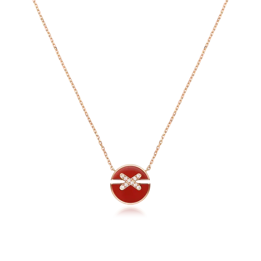 ¡®Lume Jewels¡¯JEUX DE ROSE GOLD DIAMOND NECKLACE