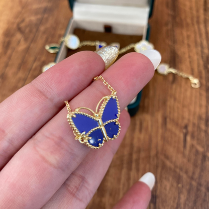 [Lume Jewels] 2026 NEW LUCKY BUTTERFLY 1 MOTIFS NECKLACE