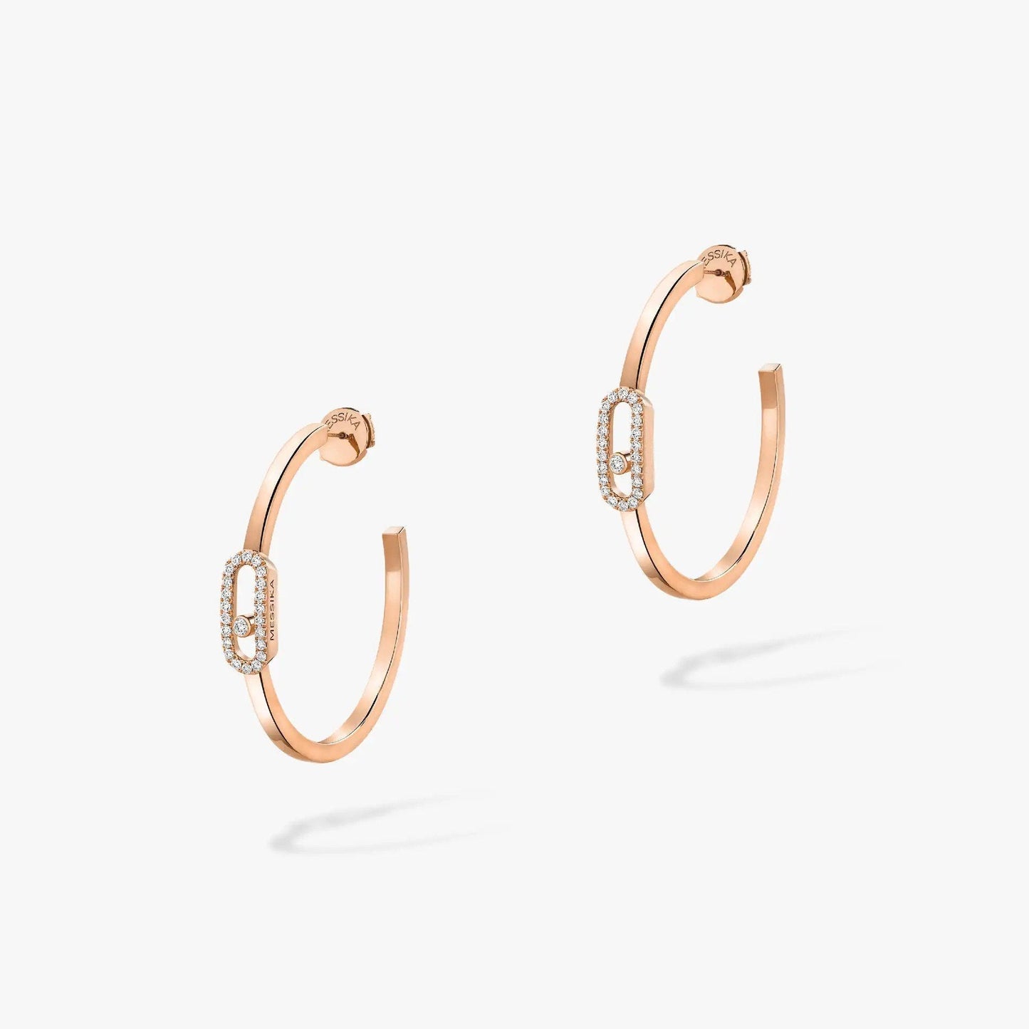 [Lume Jewels]CREOLES MOVE UNO PM DIAMOND EARRINGS