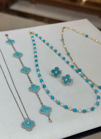 [Lume Jewels]Baby Blue Braided Bracelet
