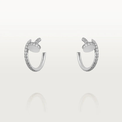 ¡®Lume Jewels¡¯JUSTE EARRINGS 12.75MM SILVER DIAMOND