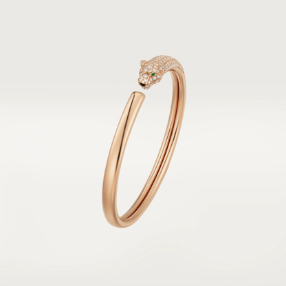 ¡®Lume Jewels¡¯PANTHERE ROSE GOLD DIAMOND OPEN BRACELET