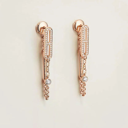 ¡®Lume Jewels¡¯CHAINE CHAOS DIAMOND DROP EARRINGS