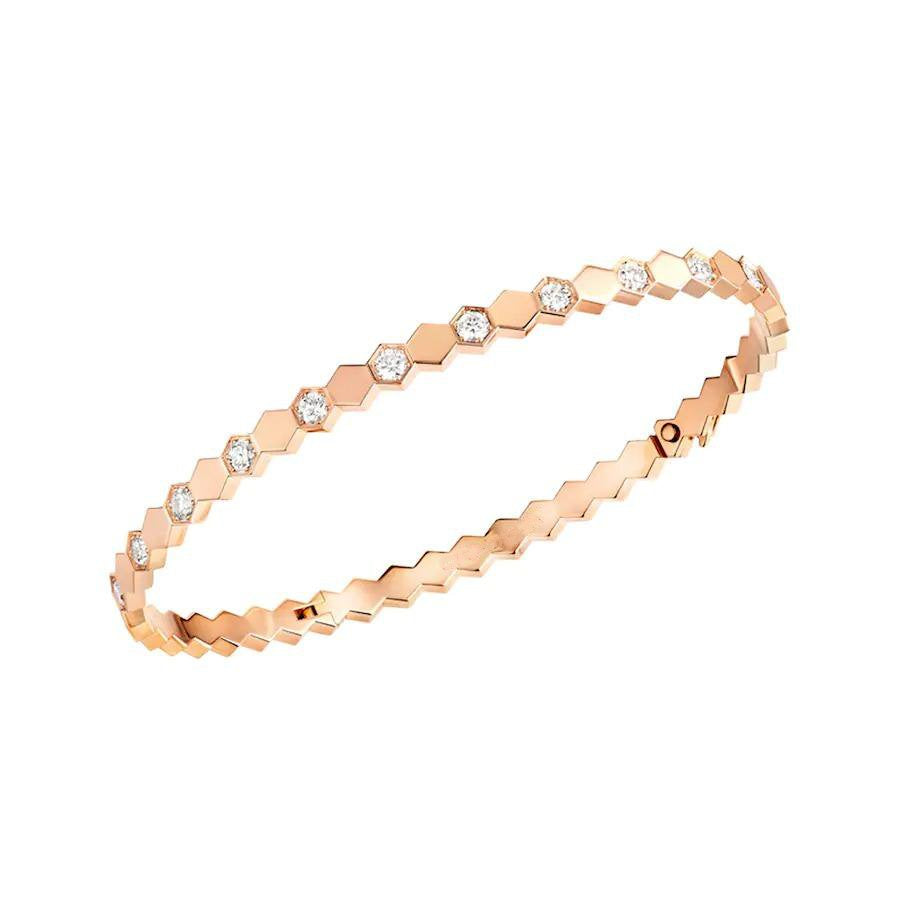 ¡®Lume Jewels¡¯BEE LOVE PINK GOLD DIAMOND BRACELET