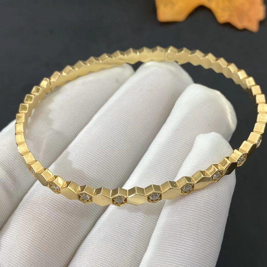 ¡®Lume Jewels¡¯BEE LOVE GOLD DIAMOND BRACELET