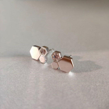 ¡®Lume Jewels¡¯BEE LOVE SILVER DIAMOND EARRINGS
