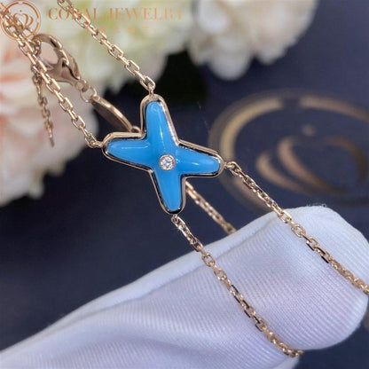 ¡®Lume Jewels¡¯JEUX BRACELET TURQUOISE PINK GOLD 1 DIAMOND