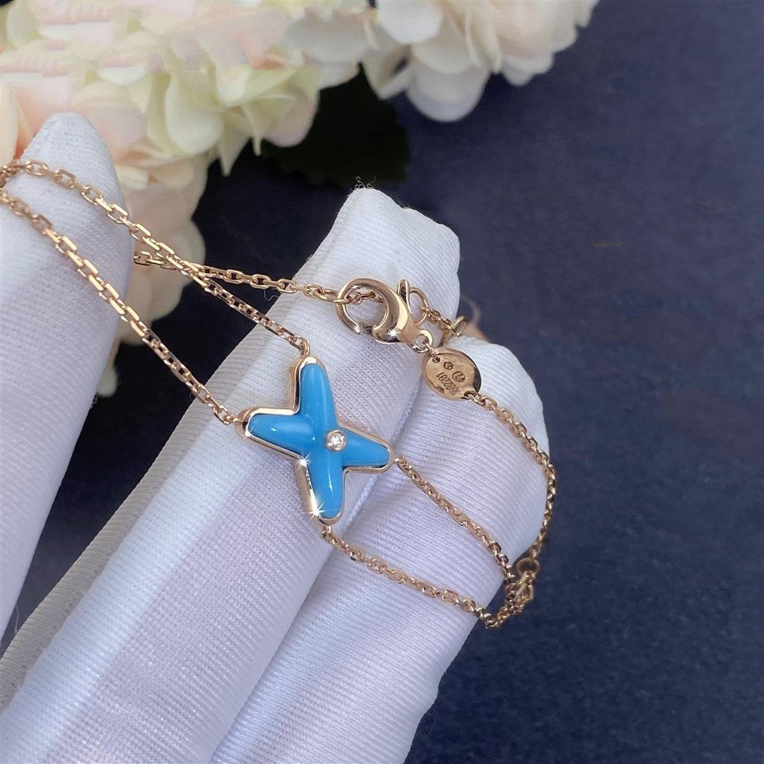 ¡®Lume Jewels¡¯JEUX BRACELET TURQUOISE PINK GOLD 1 DIAMOND