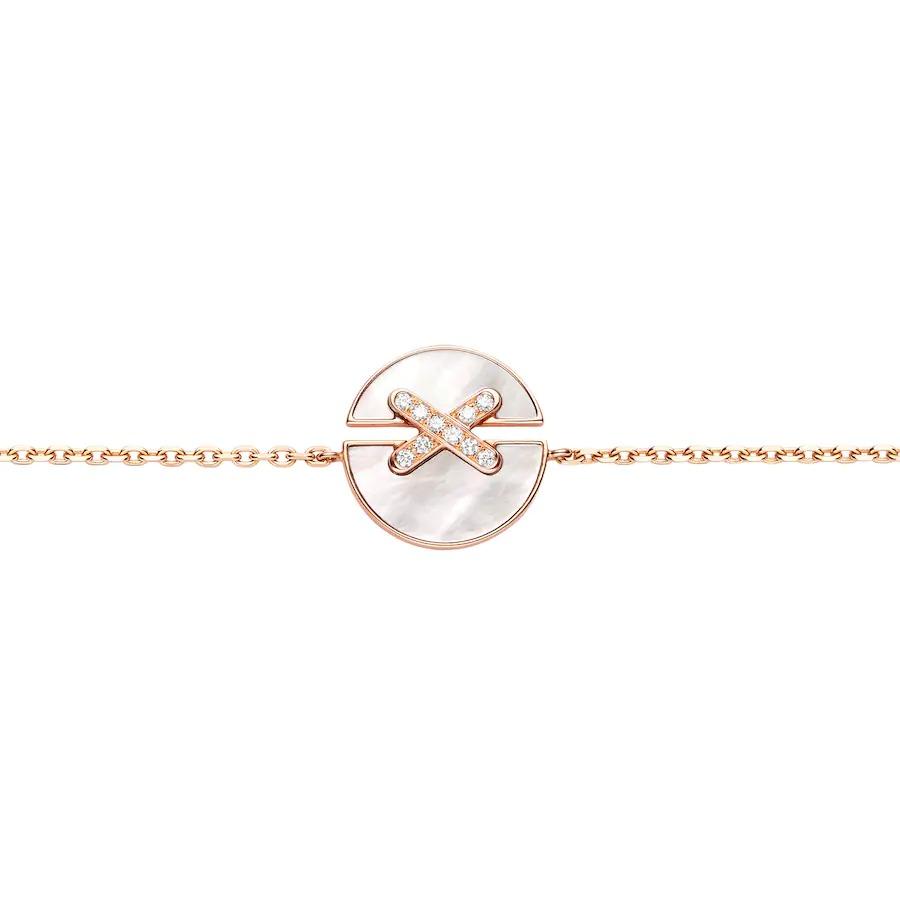¡®Lume Jewels¡¯JEUX DE BRACELET MOP PINK GOLD DIAMONDS