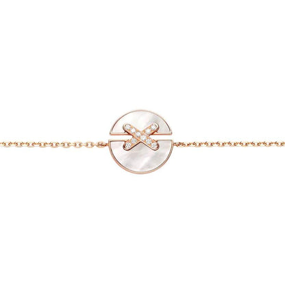 ¡®Lume Jewels¡¯JEUX DE BRACELET MOP PINK GOLD DIAMONDS