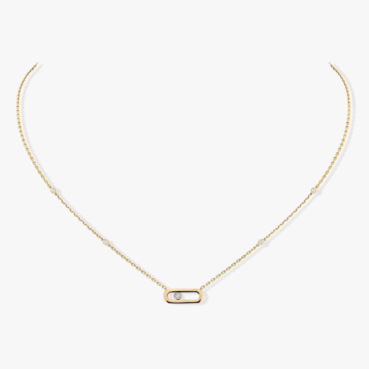 [Lume Jewels]MOVE UNO DIAMOND NECKLACE