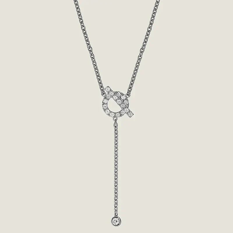 ¡®Lume Jewels¡¯FINESSE SILVER DIAMOND NECKLACE