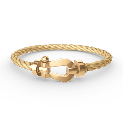 ¡®Lume Jewels¡¯FORCE LARGE HORSESHOE NO DIAMOND BRACELET GOLD
