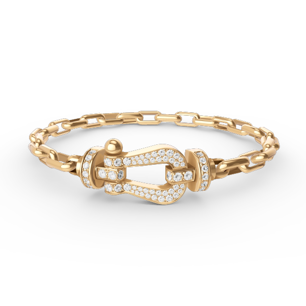 ¡®Lume Jewels¡¯FORCE LARGE HORSESHOE CLASP  METAL BRACELET