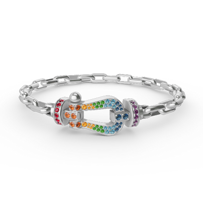 ¡®Lume Jewels¡¯FORCE LARGE HORSESHOE CLASP  METAL BRACELET