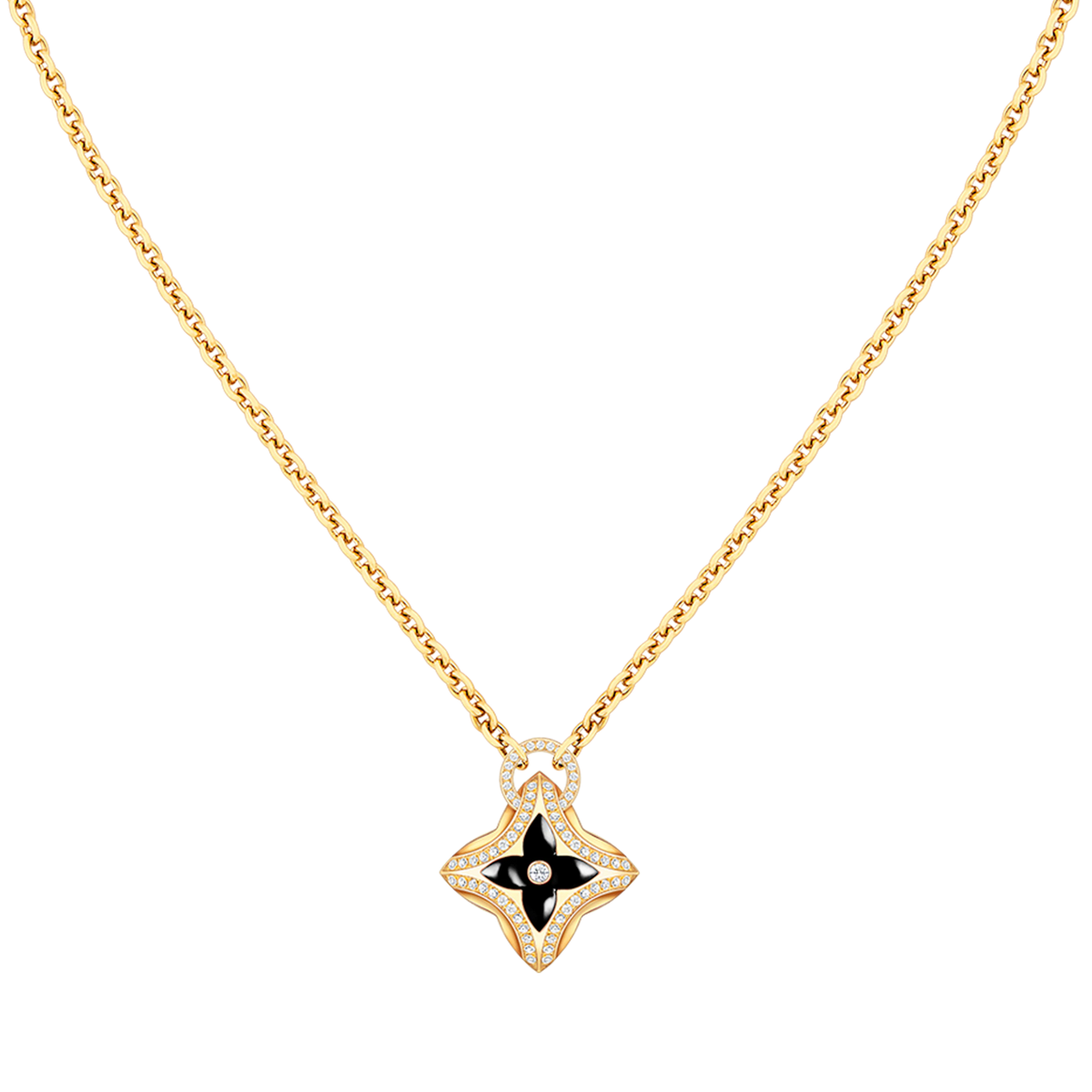 ¡®Lume Jewels¡¯STAR PEDANT PINK GOLD DIAMOND NECKLACE